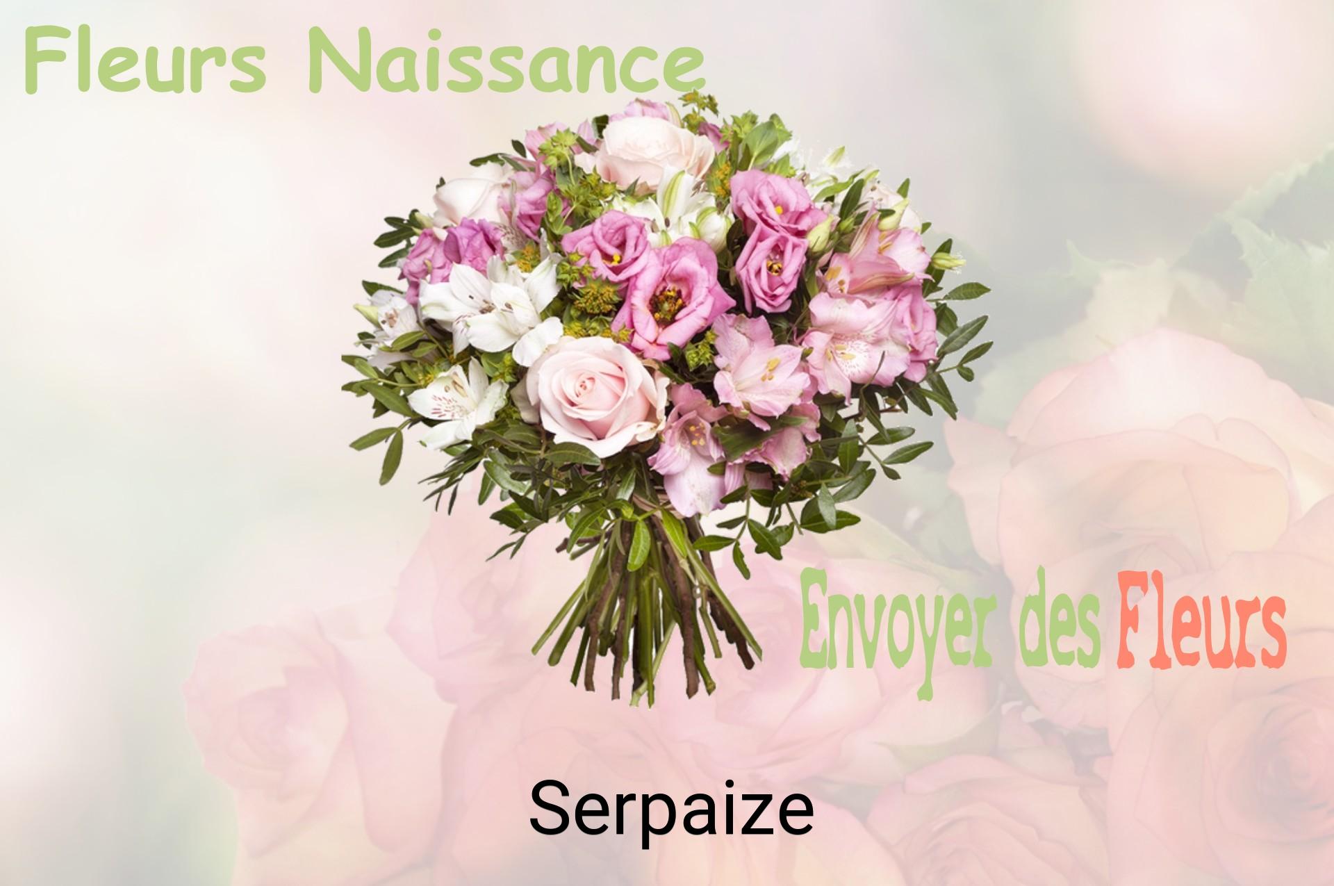 Bouquet de fleurs de naissance livré à Serpaize